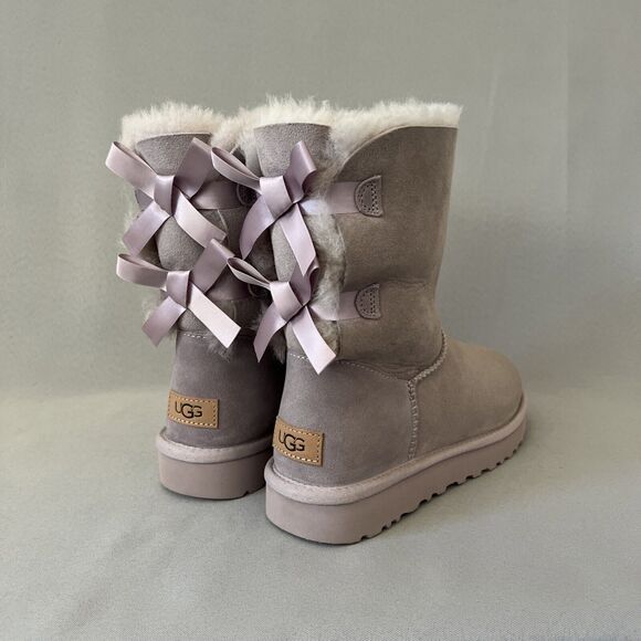 SORRY ITEM SOLD!!! Bailey Bow Purple Shearling Suede Wool Coquette Festival - Picture 11 of 16